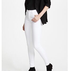 J Brand ‘Maria’ high rise White Skinny Jeans, like new size 25